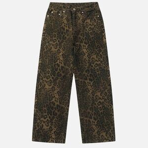 Aelfric Eden Leopard print jeans - NWT